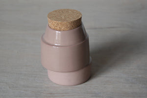 Off-centre Corked Container